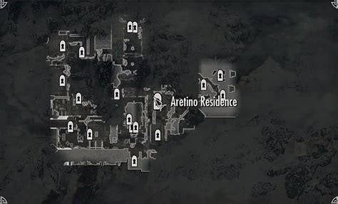 skyrim aventus aretino house location.